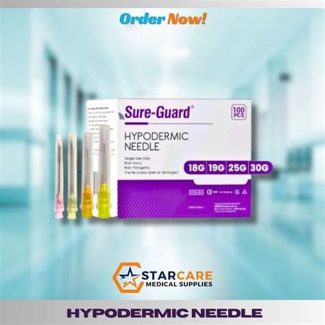 Hypodermic Needle Sure Guard G G Shopee Philippines