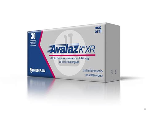 Avalaz K Xr 100x30 Lib Prol Diclof Potasico Farmacia Nacional