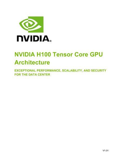 Nvidia H Tensor Core Gpu Datasheet