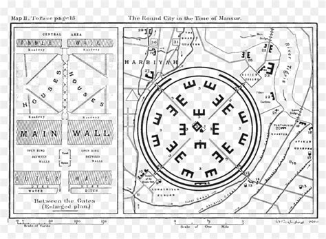 Round City In The Time Of Mansur - Round City Of Baghdad, HD Png ...