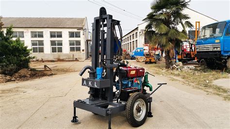 Small Bore Well Drilling Machine Operation Youtube