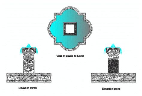 Fontana D Acqua In AutoCAD Libreria CAD