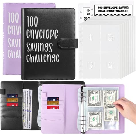 Amazon 100 Envelope Challenge Binder Easy And Fun Way To Save