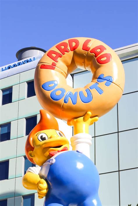 Lard Lad Simpsons Donuts at Universal Studios Hollywood – Salty Canary