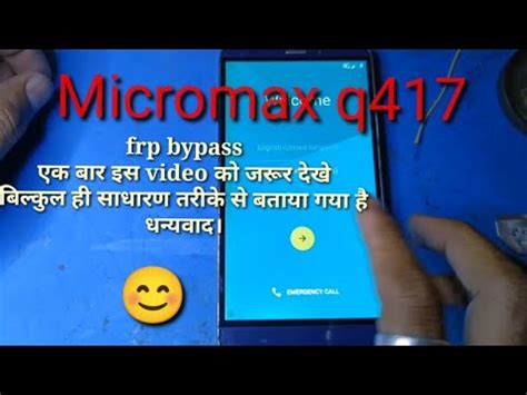 Micromax Q Frp Bypass Google Account Remove Without Pc Youtube