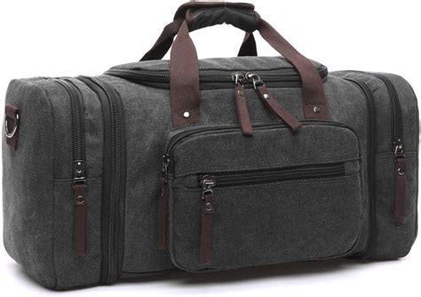 LOSMILE Large Travel Duffles 40L 50L Holdall Travel Bags Weekend Bag