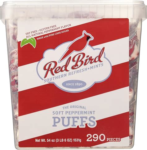 Red Bird Soft Peppermint Puffs 290 Count Tub Amazonca Grocery