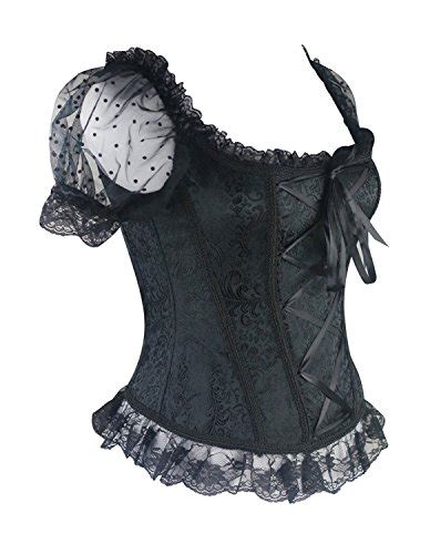 Burvogue Corset Topwomen Steampunk Gothic Jacquard Halloween Costume