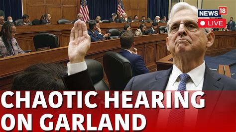 Merrick Garland Testimony Live Merrick Garland In Contempt Of