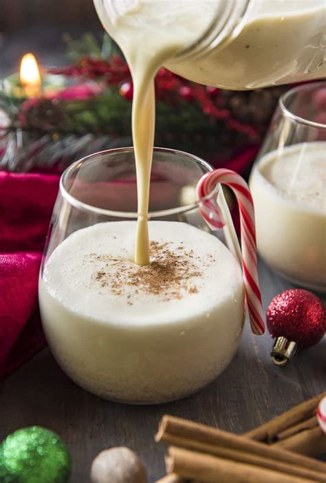 Easy Homemade Eggnog • The Crumby Kitchen