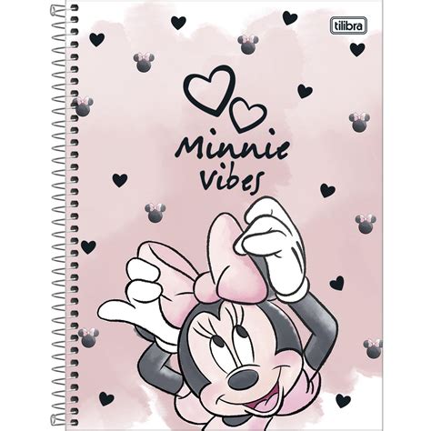 Caderno Universit Rio Tilibra Minnie Light Mat Ria Folhas