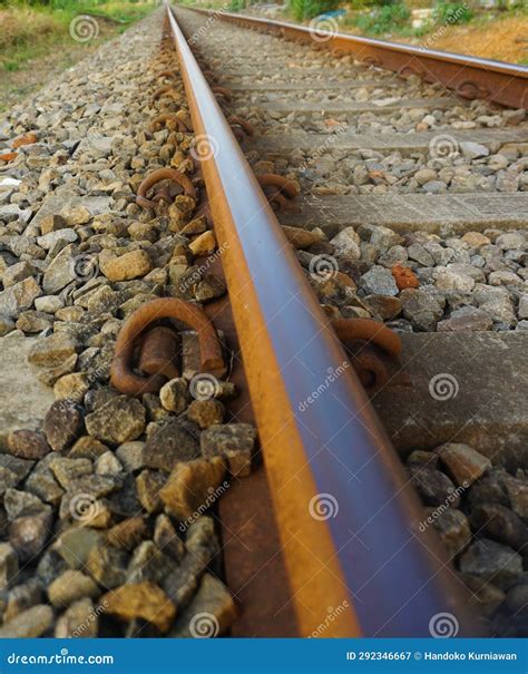 railroad tracks  residential areas stock image image  train
