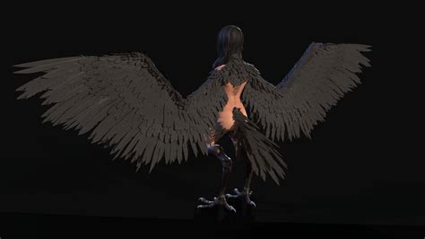 Harpy Game Ready 3d Model By Andryuha1981