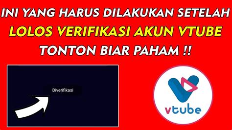 Hal Yang Harus Dilakukan Setelah Berhasil Verifikasi Akun Vtube YouTube