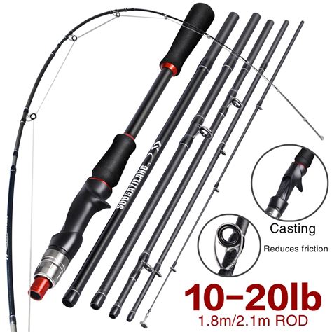 Vara De Pesca Sougayilang 2 1M 3 6M Telescopic Carbon Fiber Mateial