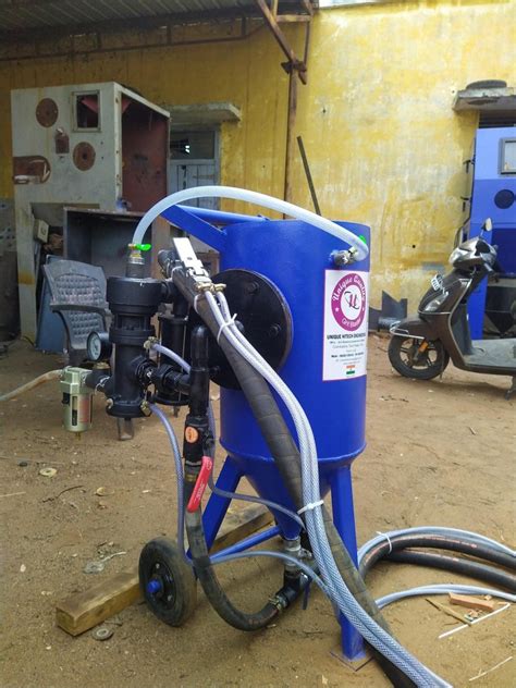 Portable Sand Blasting Machine With Remote Control Kg Hp At Rs