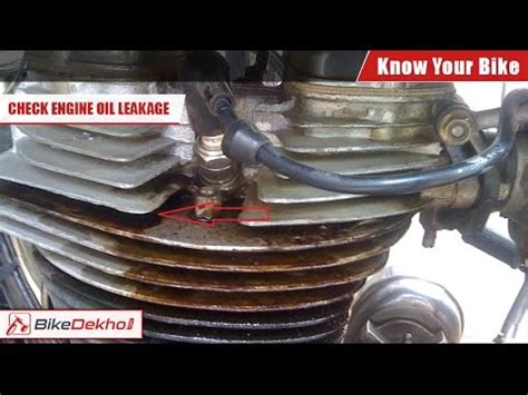 Bike Oil Leakage Check Bikedekho Youtube