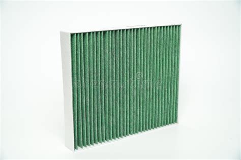 Car Interior Air Filter Isolated On White Backgroundpm25 Dust Concept