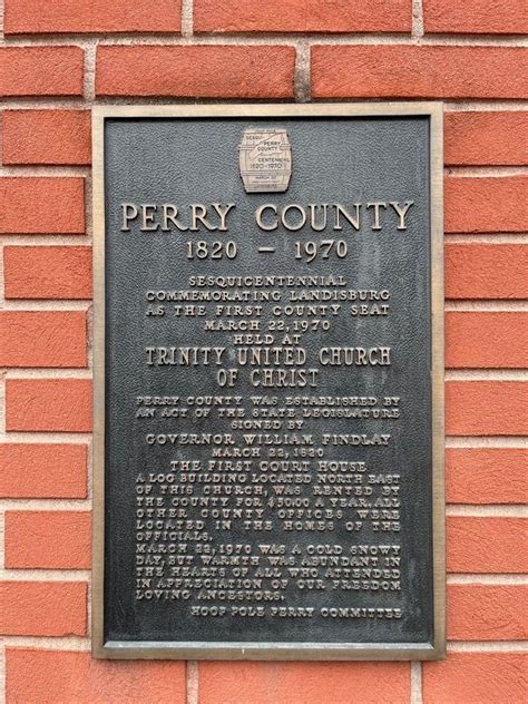 Perry County Historical Marker