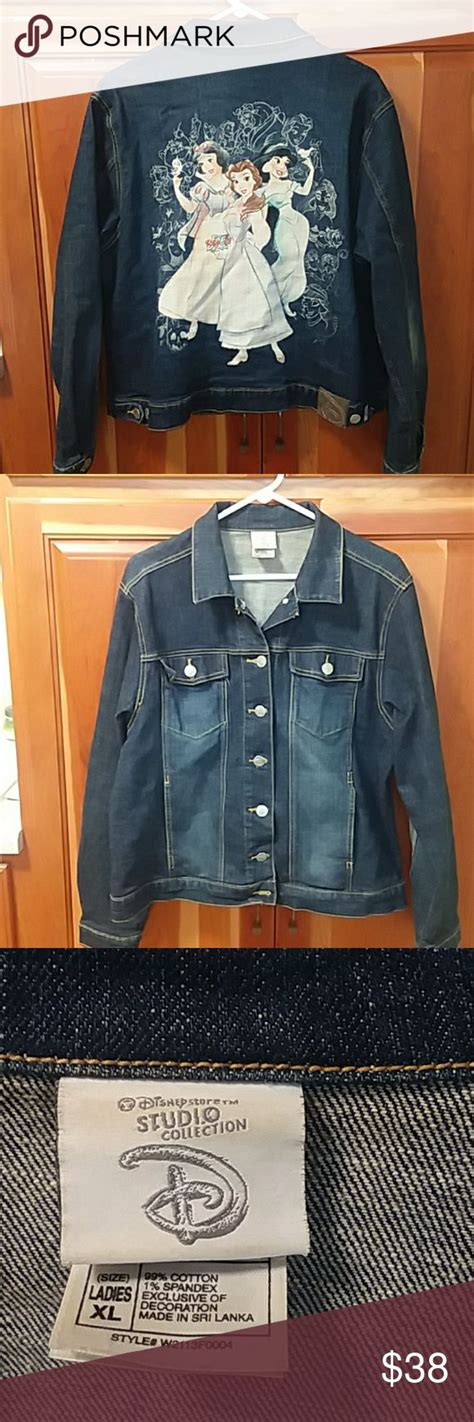 Disney Princess Denim Jacket Size Xl Denim Jacket Jackets Denim