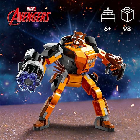 Lego Marvel Super Heroes Avengers Armatura Mech Rocket Yeppon