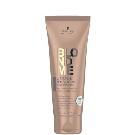 Schwarzkopf Professional BLONDME Blonde Wonders Restoring Balm 2 54 Oz