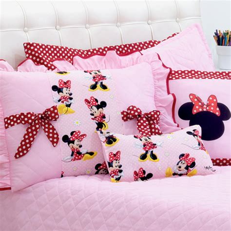 Kit Colcha Cobreleito Minnie Solteiro 4 Peças Rosa Elo7