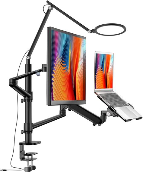 Amazon Viozon Monitor Laptop Desk Mount With Led Ring Light