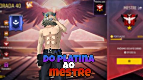 DO PLATINA AO MESTRE TEMPORADA 40 FREE FIRE POCOX5 5G YouTube