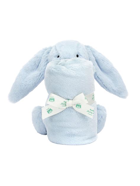 Jellycat Bashful Blue Bunny Soother Pumpkin And Bean