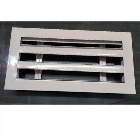 White Rectangular AC Aluminum Grill For Air Conditioner At Rs 370