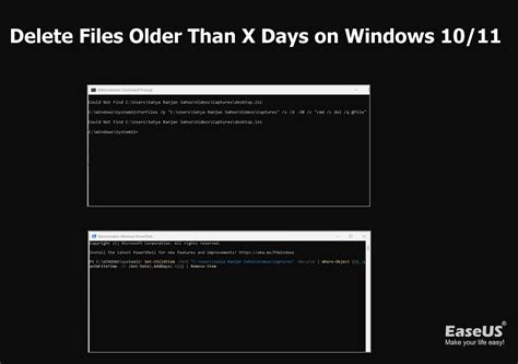 Delete Files Older Than X Days On Windows Easeus