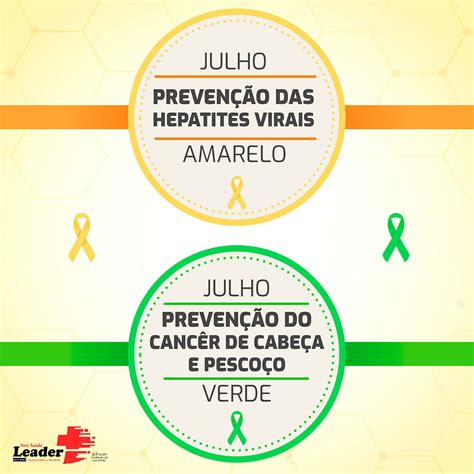 Julho Verde Amarelo Combate S Hepatites Virais E C Ncer De Cabe A E