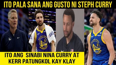 ITO ANG SINABI NI STEPHEN CURRY PATUNGKOL SA PAG ALIS NI KLAY THOMPSON