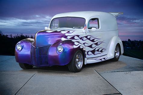 1940 Ford Delivery Sedan Pumpkin Panel Photograph By Dave Koontz