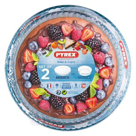 Pyrex Bake Enjoy Set Forno Vetro Borosilicato Trasparente Cm