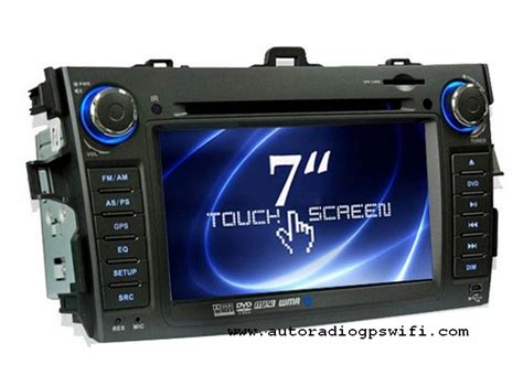 Autoradio Agw Gps Wifi Dvd Cd Bluetooth Usb Sd Android Pour Toyota