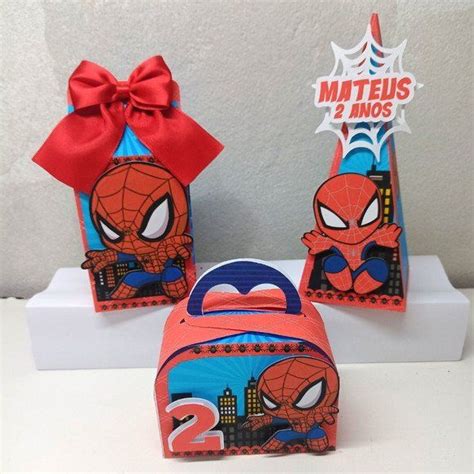 Lembranças Do Homem Aranha - Kit de Lembranças personalizadas para festas no tema Homem Aranha Cute ...