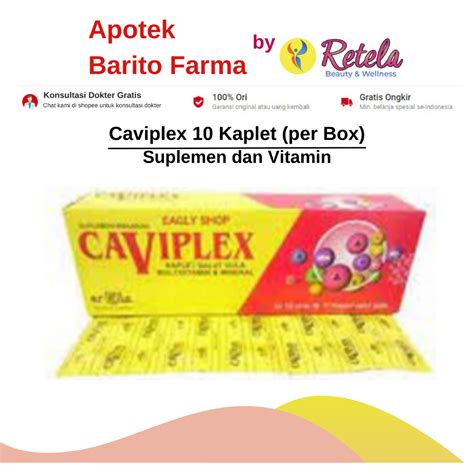 Jual Caviplex Multivitamin Strip Capsul Shopee Indonesia