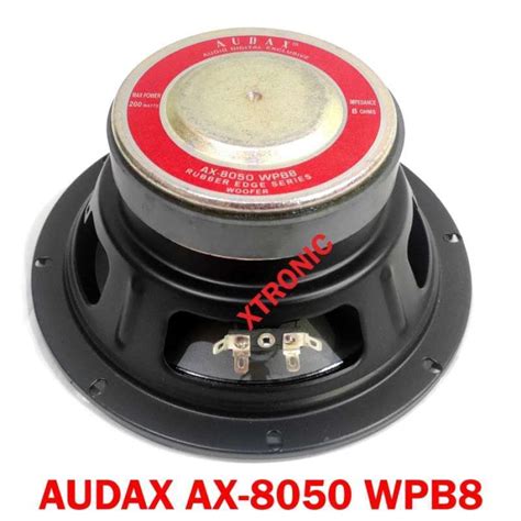 Promo Ax Wpb Speaker Audax Inch Inch W Woofer Wofer Ax Ori