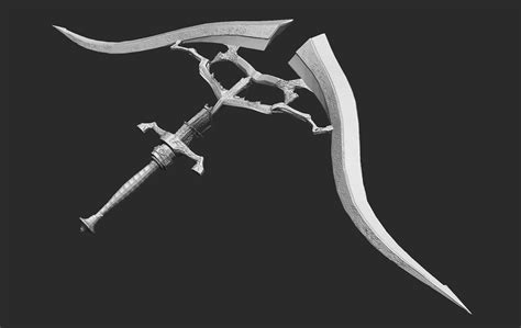 Simons Bowblade Bloodborne Cosplay Stl Digital Model 3d Print Etsy