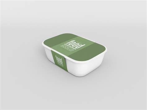 Mockup Contenedor Comida Vectores Y Psd Gratuitos Para Descargar