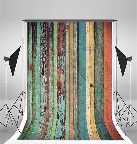 Buy LFEEY Ancient Wooden Theme Backdrop 3x5ft Colorful Retro Wooden