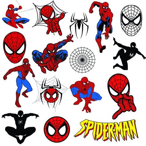 Spiderman Layered Svg