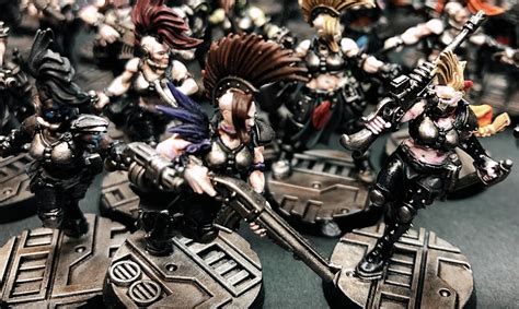 X Necromunda Escher Painted Chaos Cultists