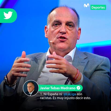 Movistar Deportes On Twitter As Contest Javier Tebas