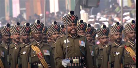 Madras Regiment India S Oldest Infantry Marches Through Kartavya Path