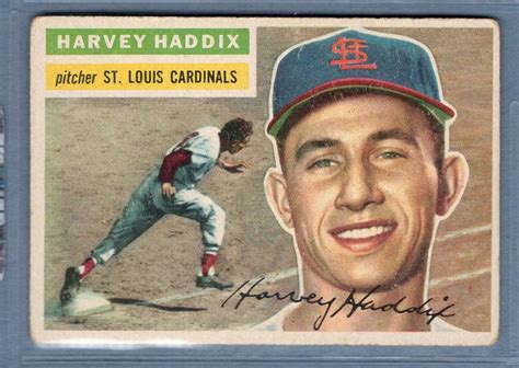 Topps Harvey Haddix Wb Vg Ex Go Ebay