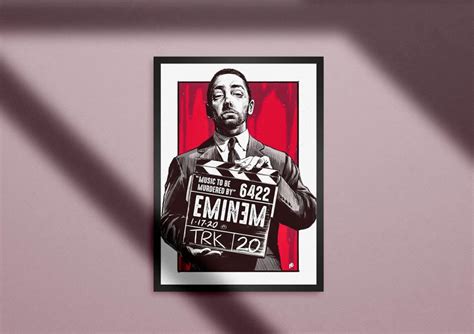 Eminem Poster Canvas /Eminem Print Canvas /Art Poster /Custom | Etsy