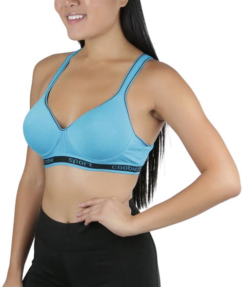 Tobeinstyle Womens Pull Over Racerback Sports Bra W Jennifer Sport Text Print Ebay